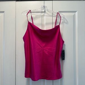 Sphagetti strap hot pink top